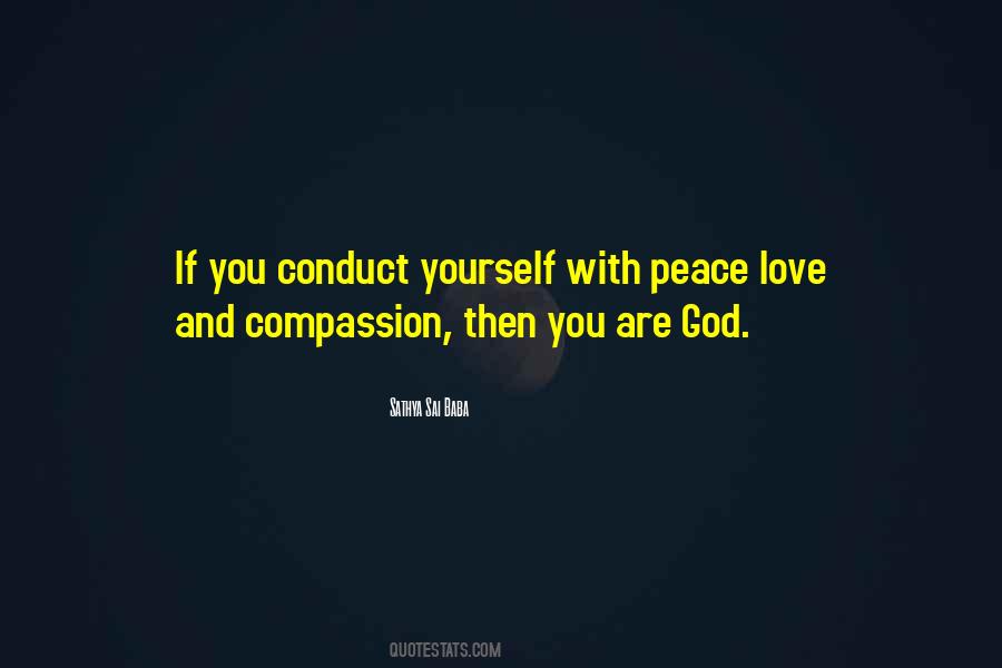 Peace And Compassion Quotes #1306722