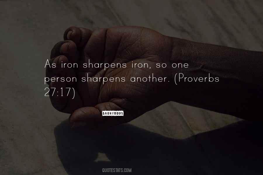 Quotes About Sharpens #249120