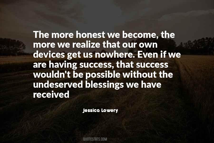 Quotes About More Blessings #1231989