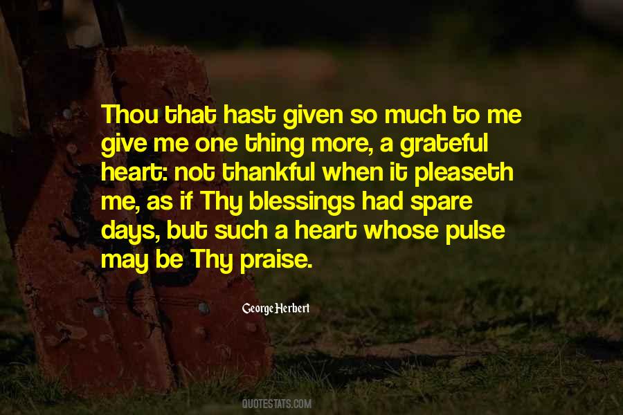 Quotes About More Blessings #1441370