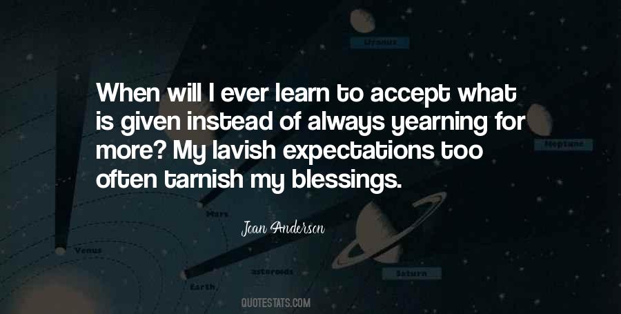 Quotes About More Blessings #1529369