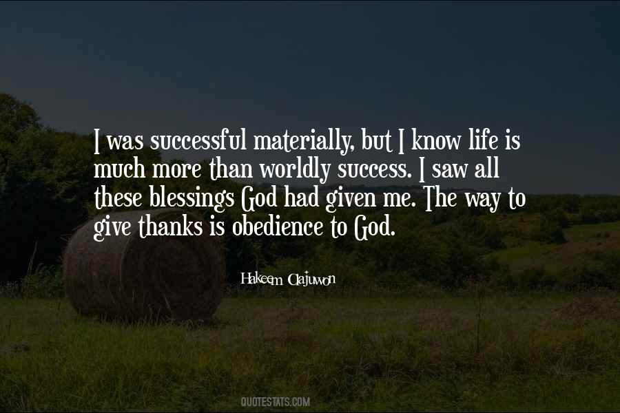 Quotes About More Blessings #1682983