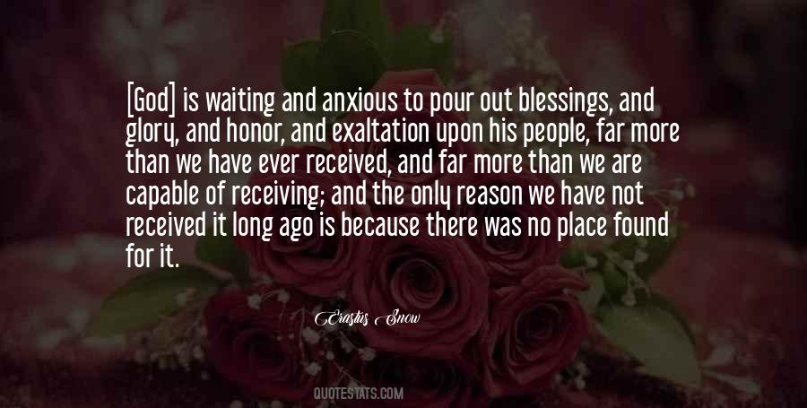 Quotes About More Blessings #250901