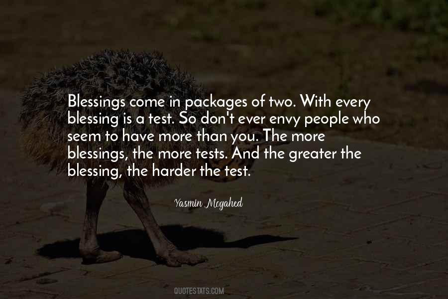 Quotes About More Blessings #693151