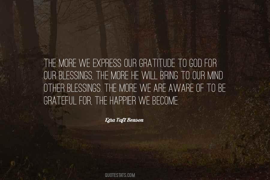 Quotes About More Blessings #823785