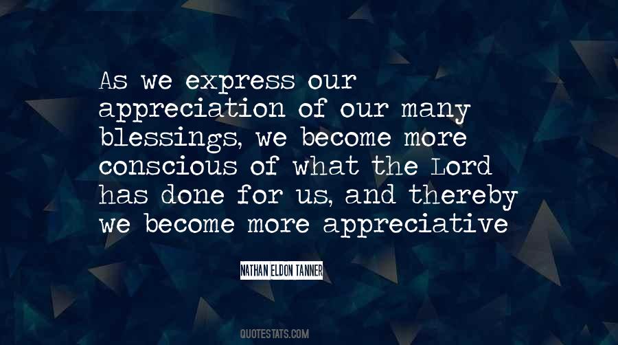 Quotes About More Blessings #977613