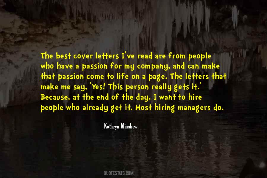 Quotes About Hiring Managers #1324503