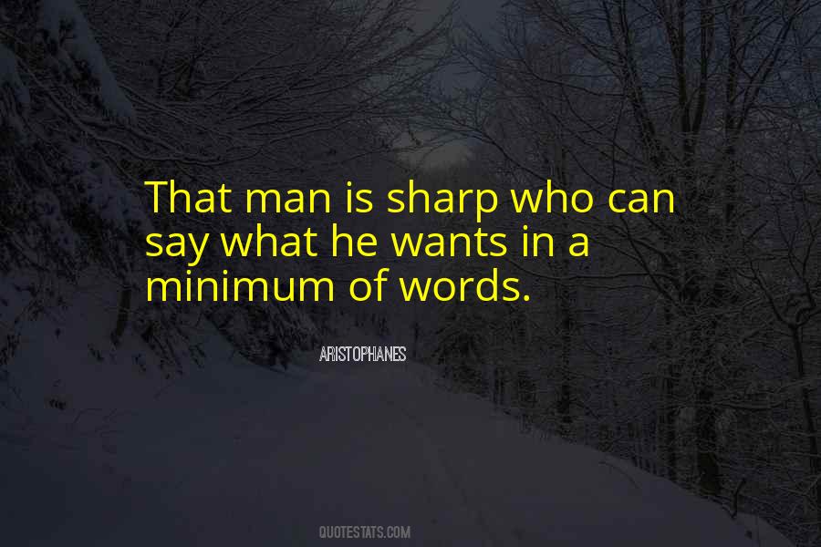 Quotes About Sharp Words #939014