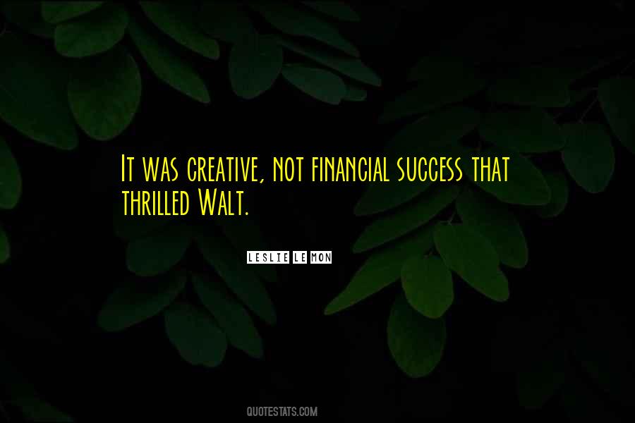 Quotes About Financial Success #1588281