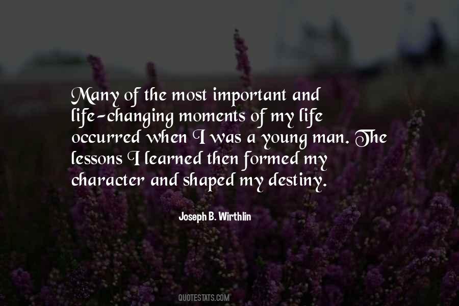 Quotes About Character And Destiny #307921