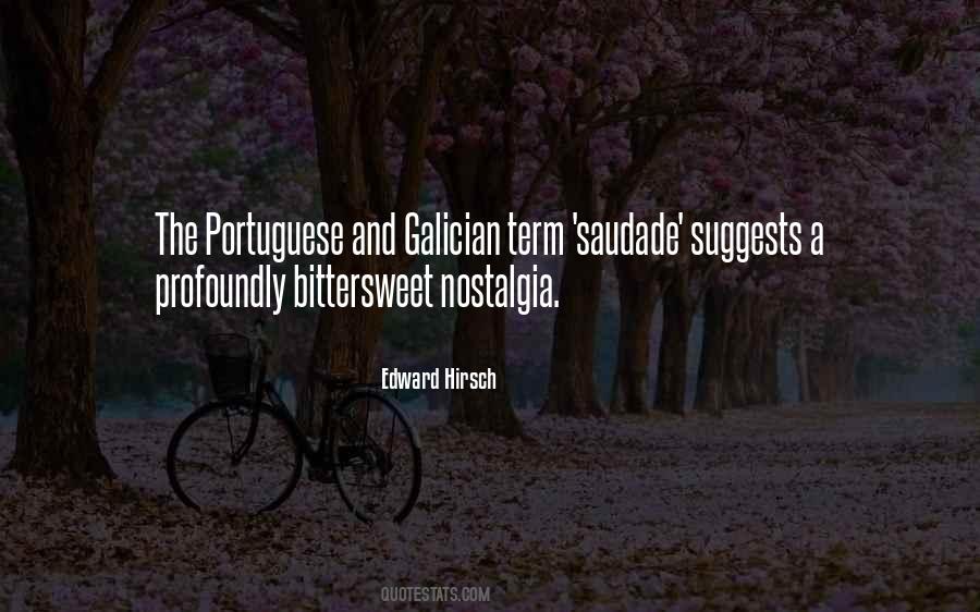 Quotes About Saudade #1558174