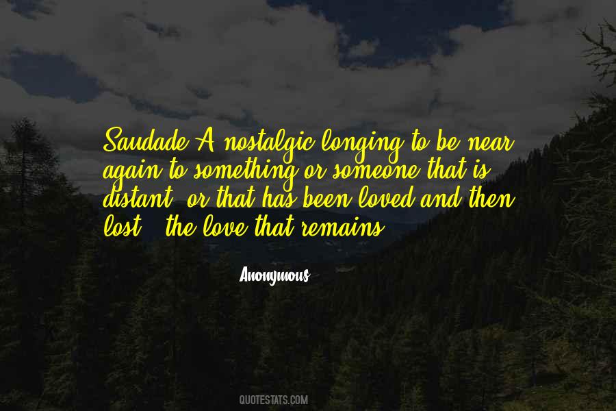 Quotes About Saudade #334469