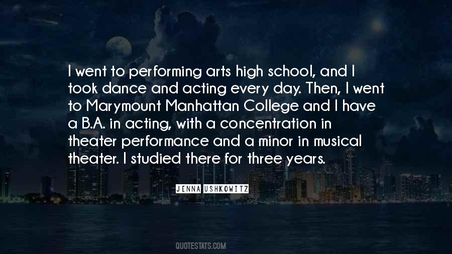 Quotes About Dance Performance #1553270