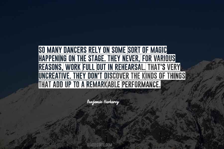 Quotes About Dance Performance #1785070