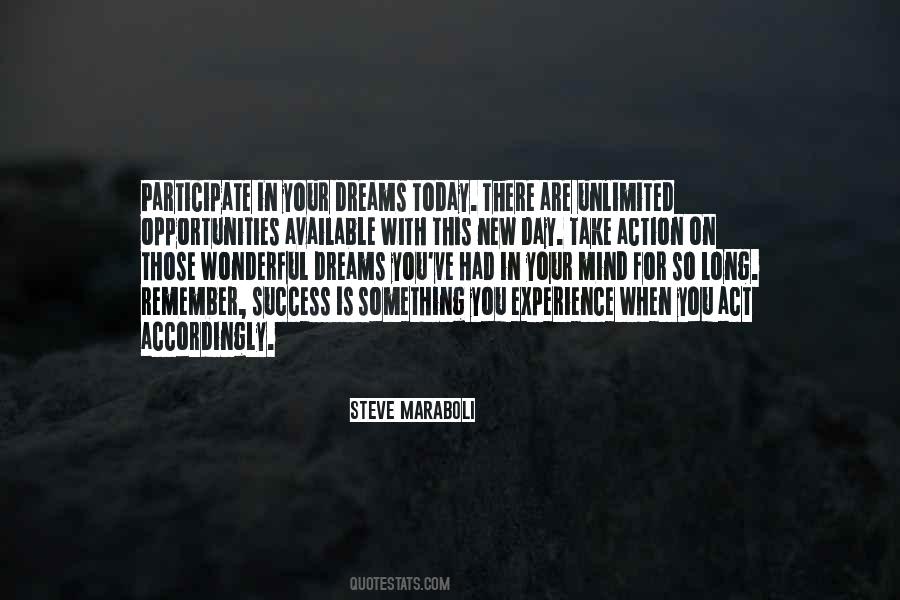 Act On Your Dreams Quotes #1072408