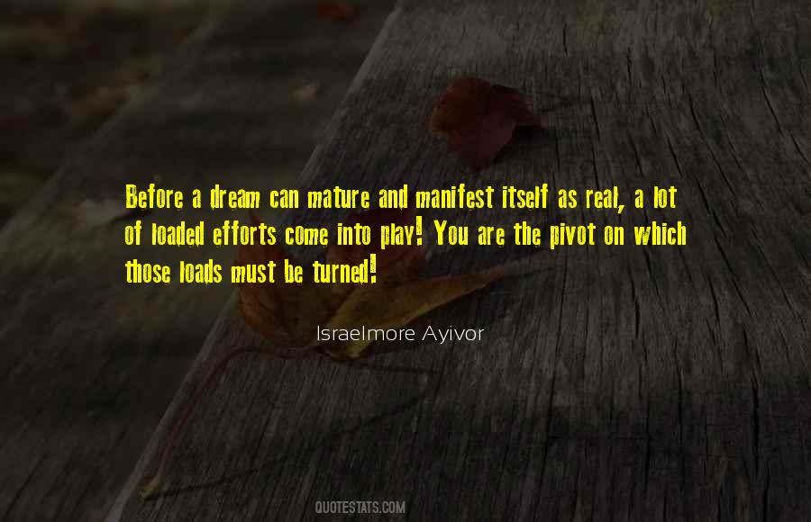 Act On Your Dreams Quotes #367597