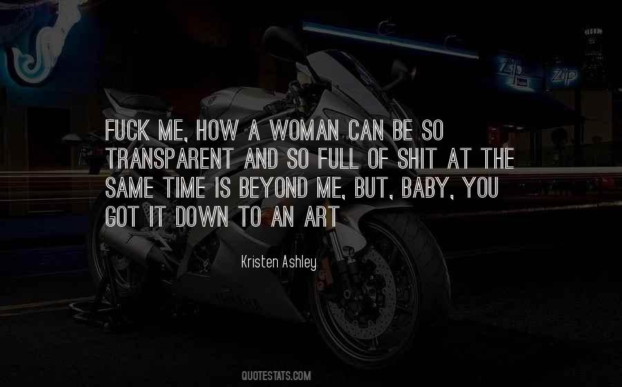 Woman How Quotes #94761
