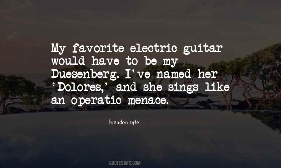 Quotes About Electric Guitar #993511