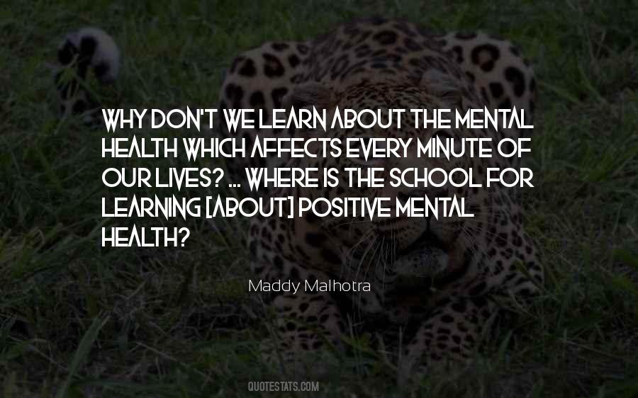 Quotes About Mental Health #1864206