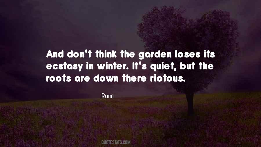 Quotes About Winter Garden #1410546