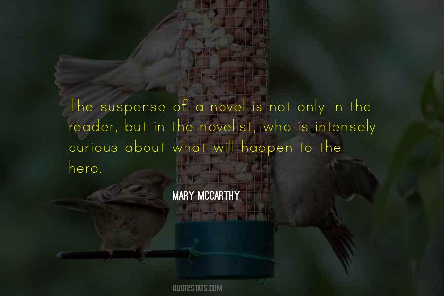 Suspense Novel Quotes #301375