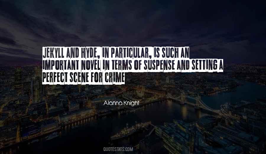 Suspense Novel Quotes #760416