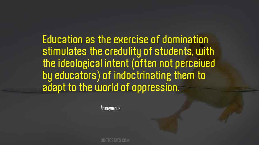 Quotes About Education And Oppression #1031893