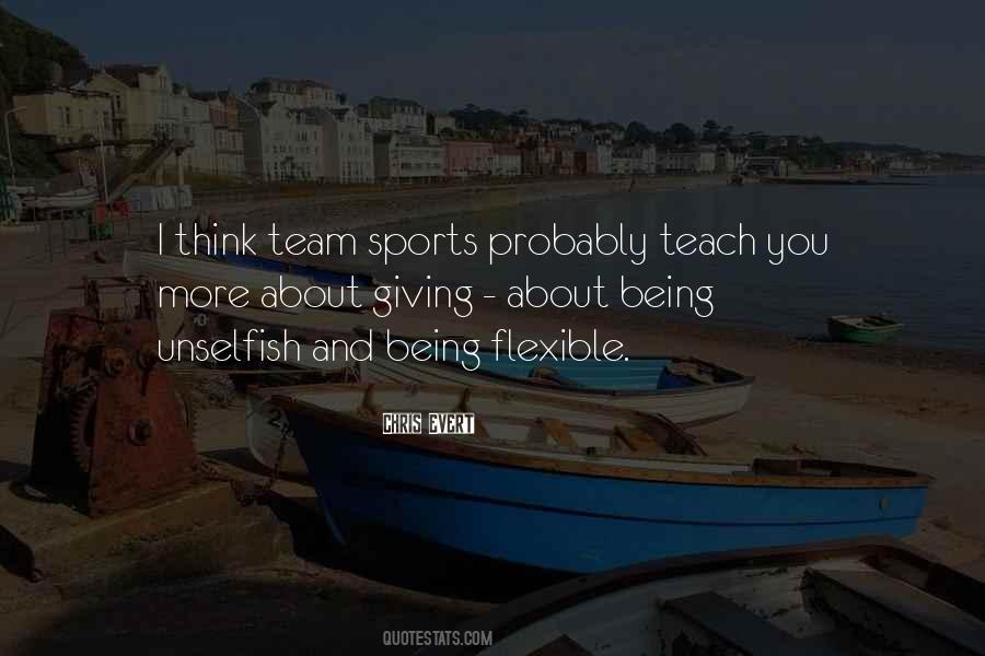 Quotes About Team Sports #1867680