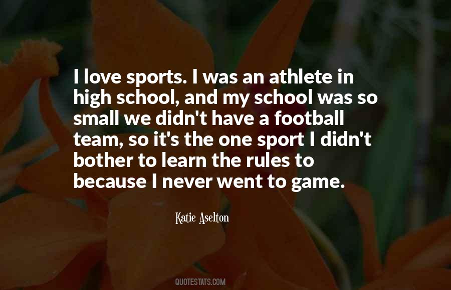 Quotes About Team Sports #76442