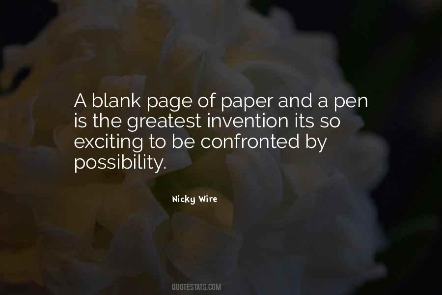 Quotes About Pen And Paper #1300623