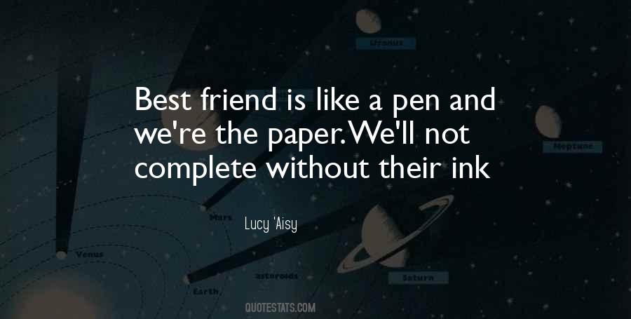 Quotes About Pen And Paper #576061