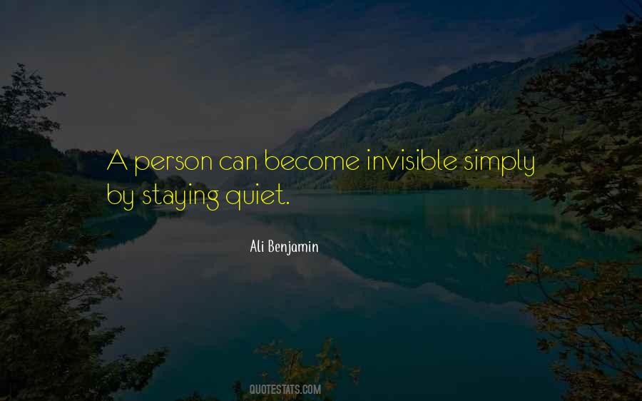 Quotes About Staying Quiet #616284