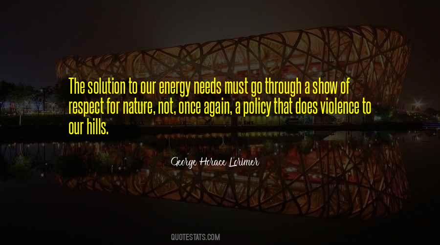 Quotes About Energy Policy #39514