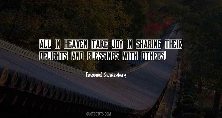 Quotes About Sharing The Blessings #702533