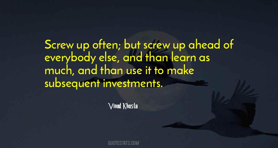 Quotes About Screw Ups #1762618