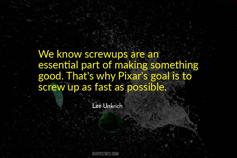 Quotes About Screw Ups #214618