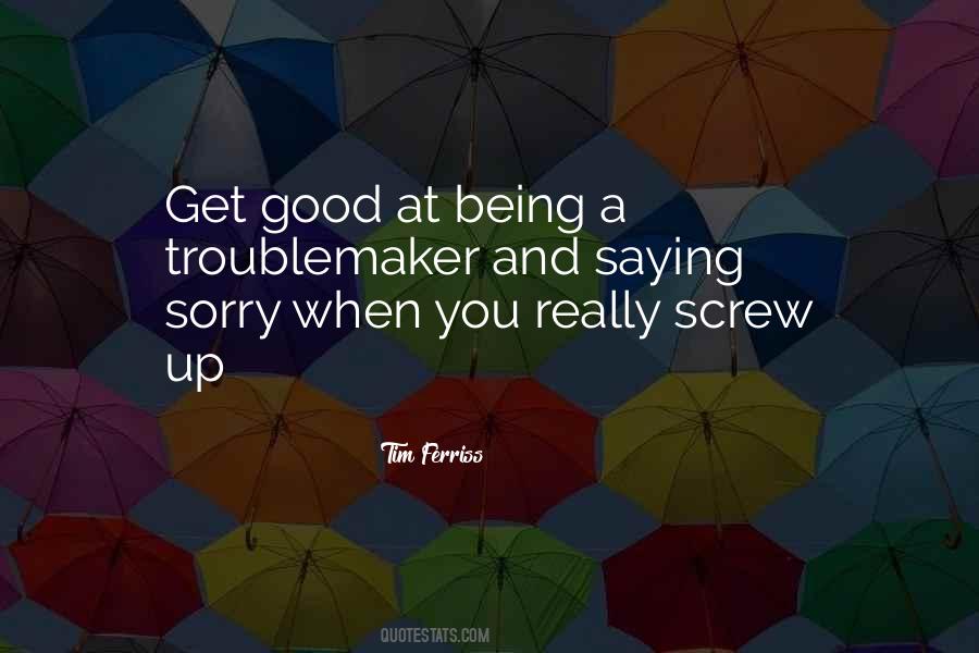 Quotes About Screw Ups #768545