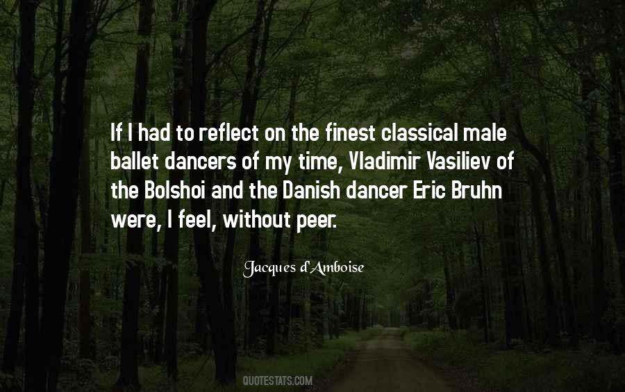 Quotes About Male Ballet Dancers #793590