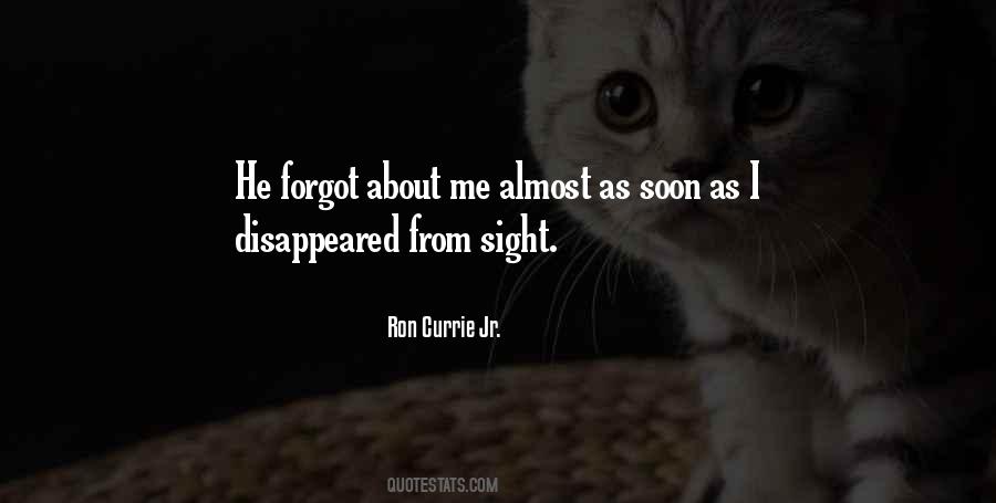 He Disappeared Quotes #88396