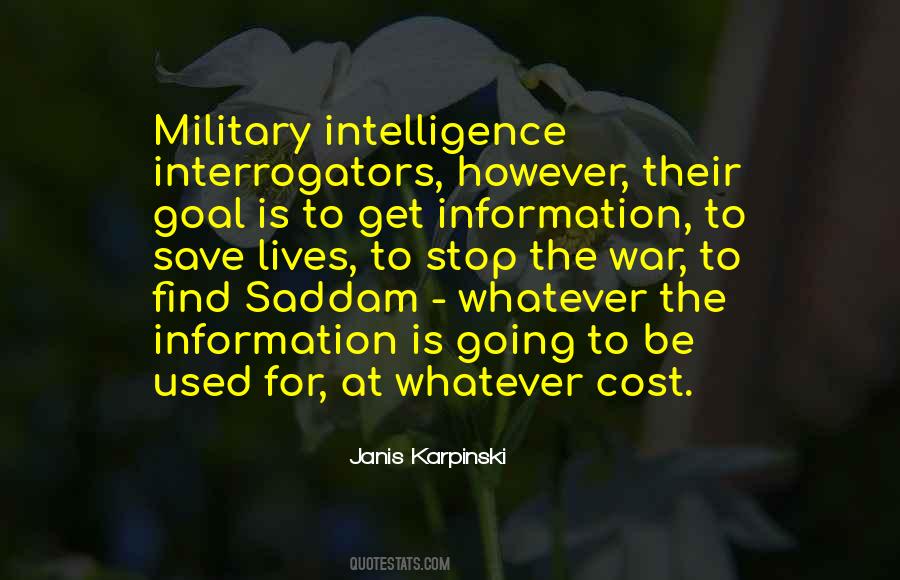 Quotes About Military Intelligence #198437