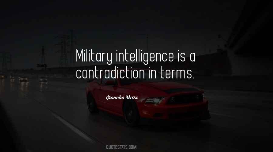 Quotes About Military Intelligence #405662