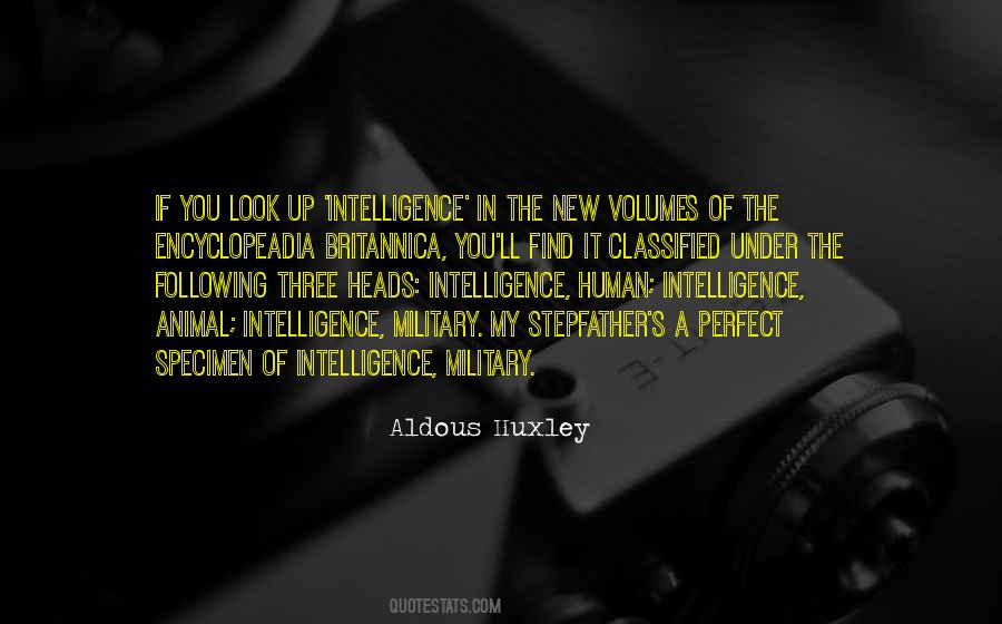 Quotes About Military Intelligence #51591