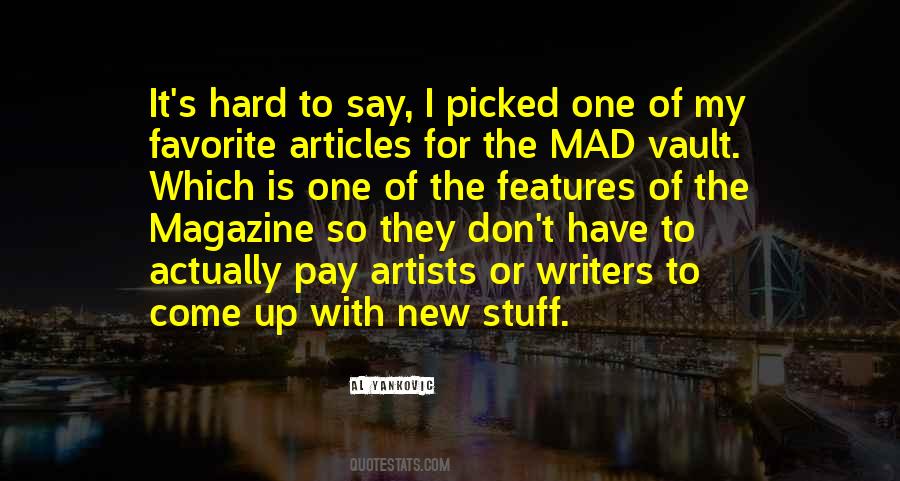 Favorite Writers Quotes #266374