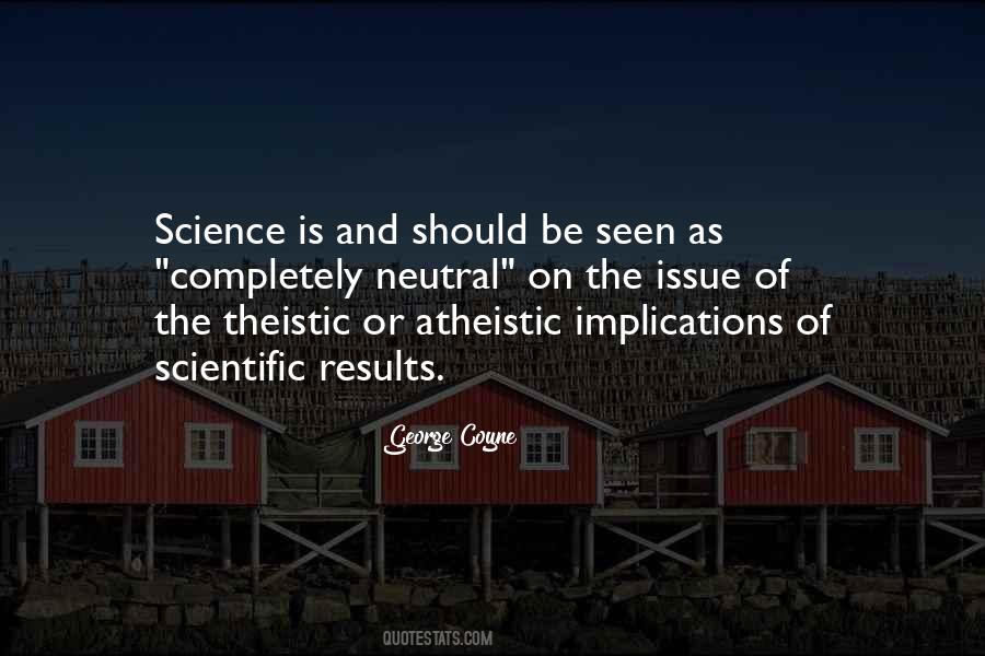 Atheism Religion Science Quotes #1584178