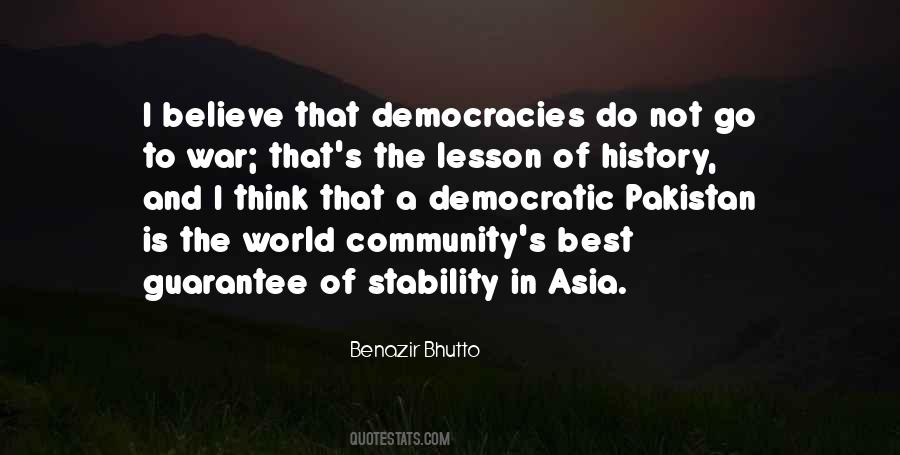 Stability Of The World Quotes #1291578