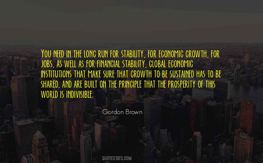 Stability Of The World Quotes #1295761