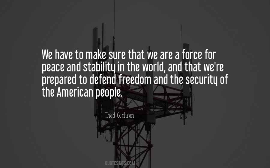Stability Of The World Quotes #1335474