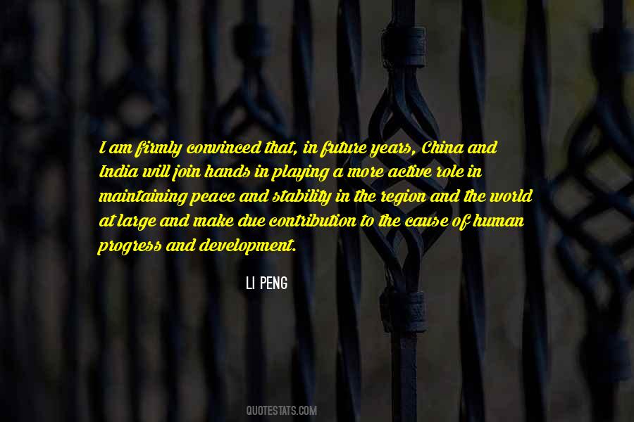 Stability Of The World Quotes #1338989
