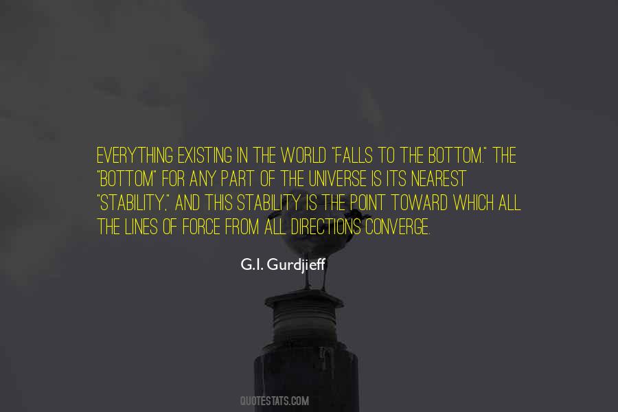 Stability Of The World Quotes #335811