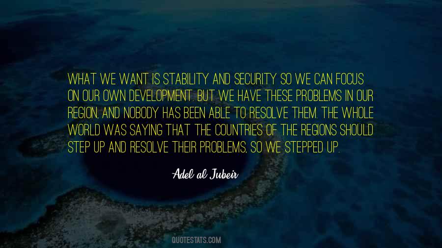 Stability Of The World Quotes #350191